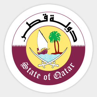 Emblem of Qatar Sticker